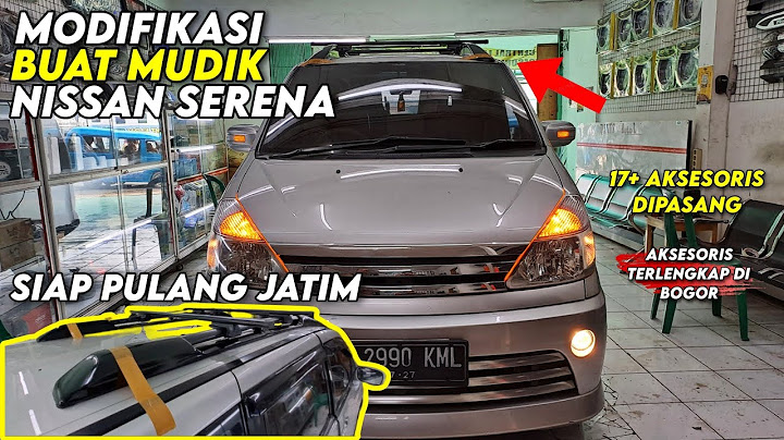 BIKIN KABIN LEBIH LAPANG‼️MODIFIKASI BUAT MUDIK NISSAN SERENA‼️