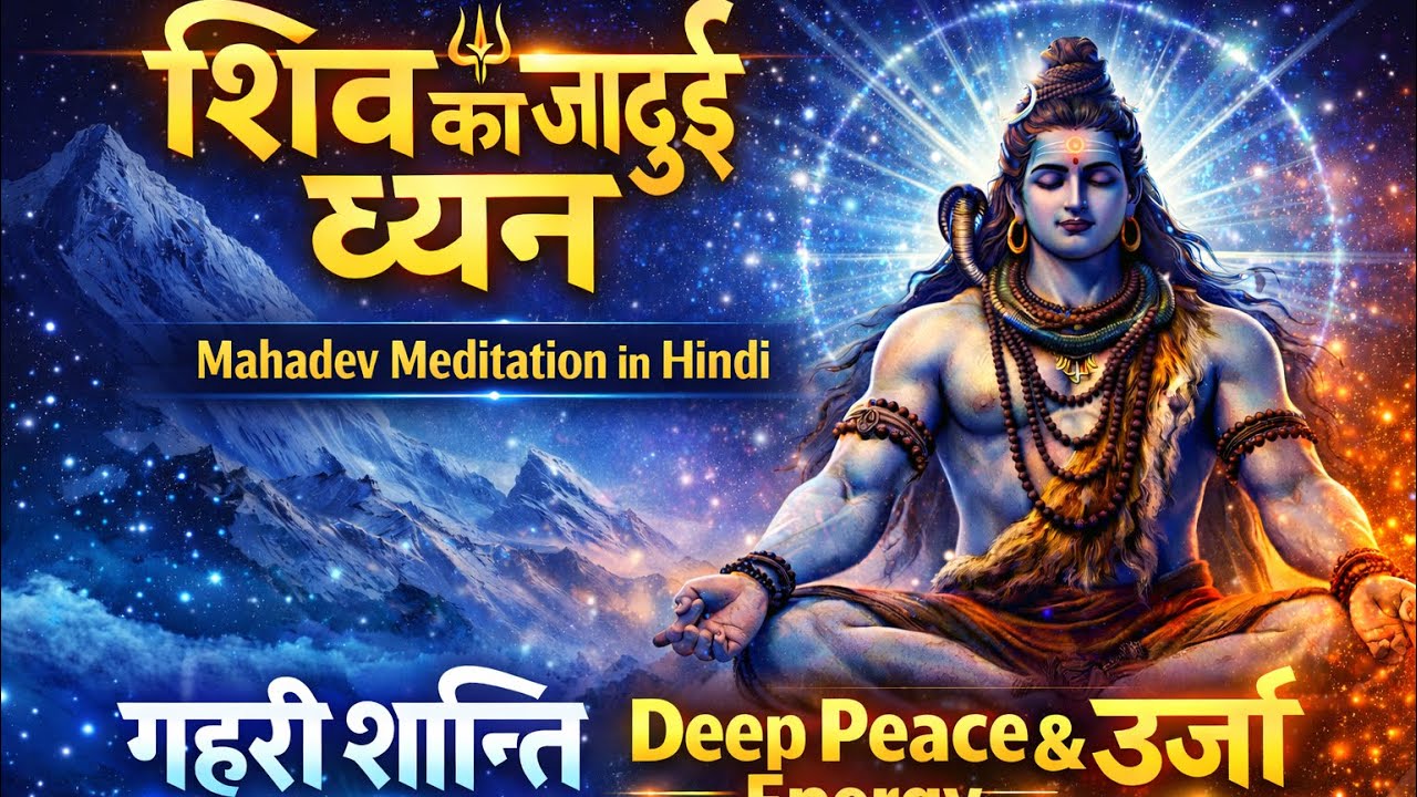 शिव का जादुई ध्यान | 15 मिनट में गहरी शांति और ऊर्जा