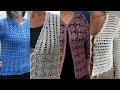 Outstanding crochet handknit cardigan vest blouse top pattern designs ideas for women 2026
