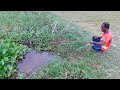 Fishing Video || Seeing the scene of traditional boy fishing in the river makes me want to fish too