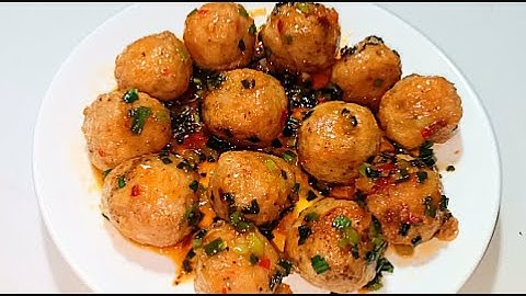 Cách làm CHẢ CÁ BỌC TRỨNG CÚT CHIÊN NƯỚC MẮM thơm ngon đơn giản -  Combo Món Ăn