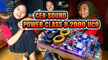 Test Class d amplifier 2000 Watt