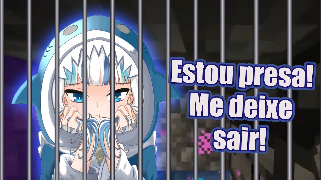 Gura fica presa por 4 minutos! | Legendado PT/BR