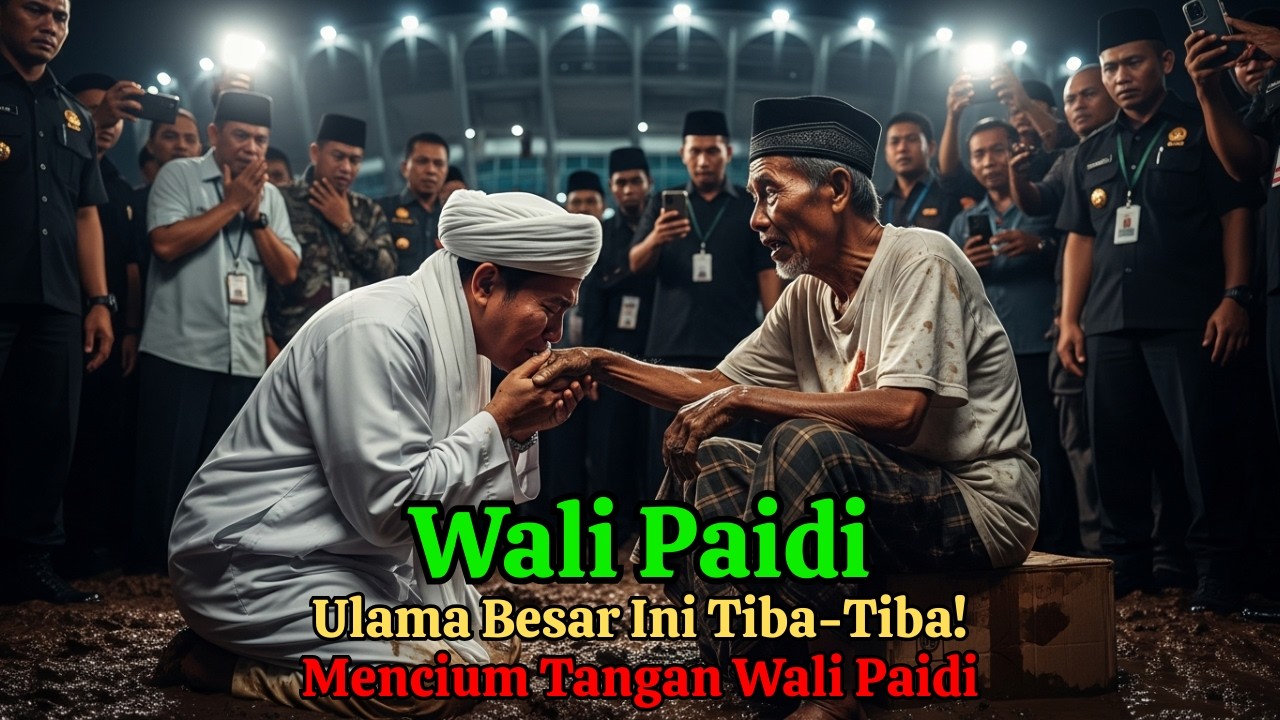 GEMPAR! Ulama Besar Ini Tiba-Tiba Mencium Tangan Wali Paidi!