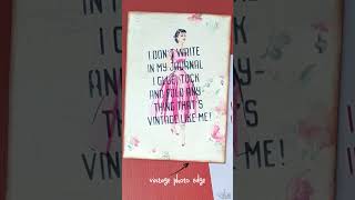 I don't write in my journal stencil journal card