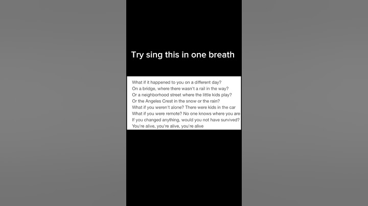 Try sing this in one breath | the 30th by billie eilish