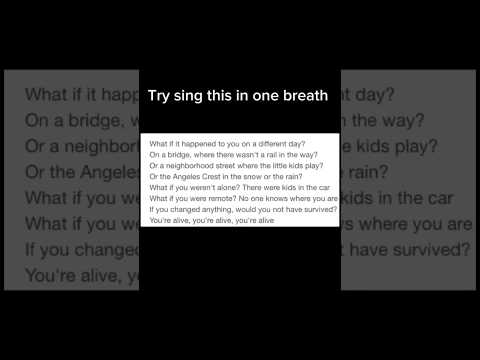 Try Sing This In One Breath The 30th By Billie Eilish