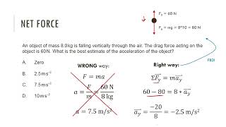 IB Physics Exam Review - Mechanics - Net Force and Conservation Laws