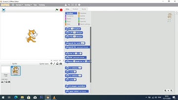 CARA MENGGUNAKAN SCRATCH VARIABEL,SKOR