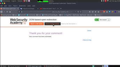 DOM-based open redirection