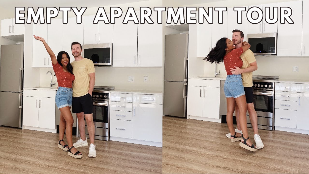 Empty Apartment Tour Our First Apartment Together