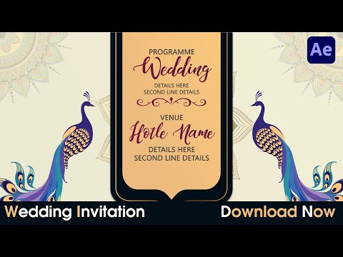 P-28 | Customize Video | Wedding Invitation | ap motions