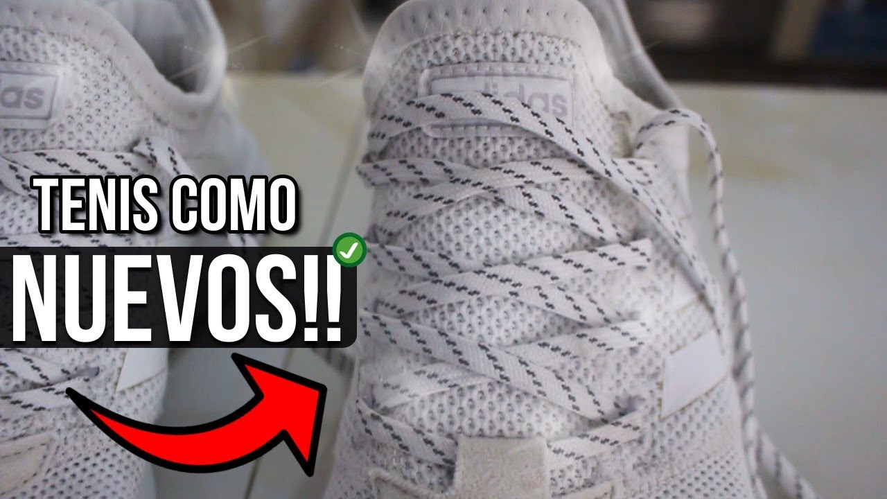 🔴Cómo LIMPIAR tenis Blancos con VAN ISH, Funciona 😱/ #limpieza #amadecasa  