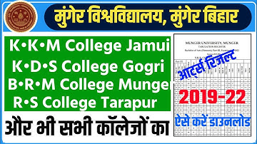 Munger University UG Part-3 (2019-22) Art