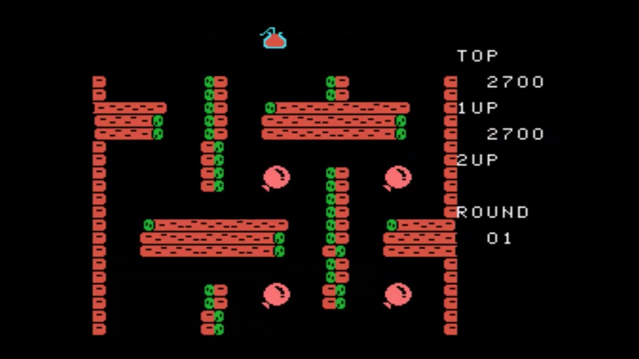 Pop Flamer  - Sega SG1000 Game Play