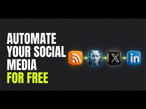 Automate ur social media post generation using AI for free - YouTube
