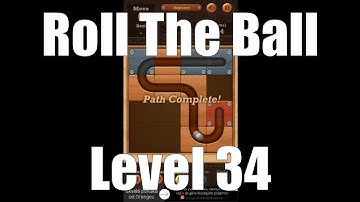 Roll The Ball Level 34 - Stage 34 - Niveau 34 - Nivel 34 - Yровень 34