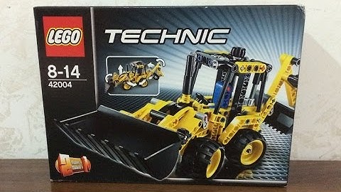 Lego 42004 Technic 2-in-1 Mini Backhoe Loader | Speed Build