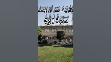 القارى الأخ عمر ابو يوسف سورة  قمسجد التابعين 🕌