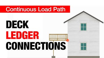 Continuous Load Path - Deck Ledger Connections