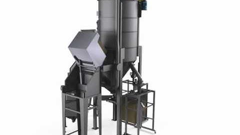 Bulk Material Mixing System Blends 25,000 Pounds Per Hour