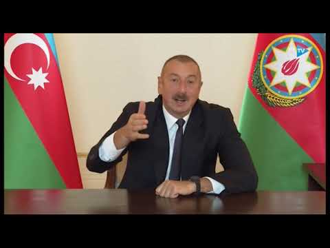 Azərbaycan Prezidenti  İlham Əliyev xalqa müraciət edib  (09.10.2020)