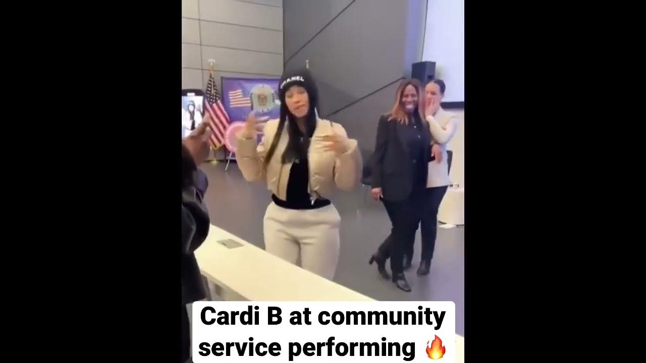 Cardi B Glorilla Tomorrow 2 community service performance festival music song video