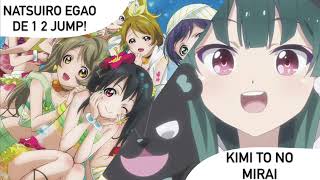 Natsuiro Egao de 1 2 Jump! x Kimi to no Mirai (µs x Azumi Waki)