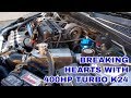 DJ's K24 Turbo RSX build breakdown and test drive with pulls