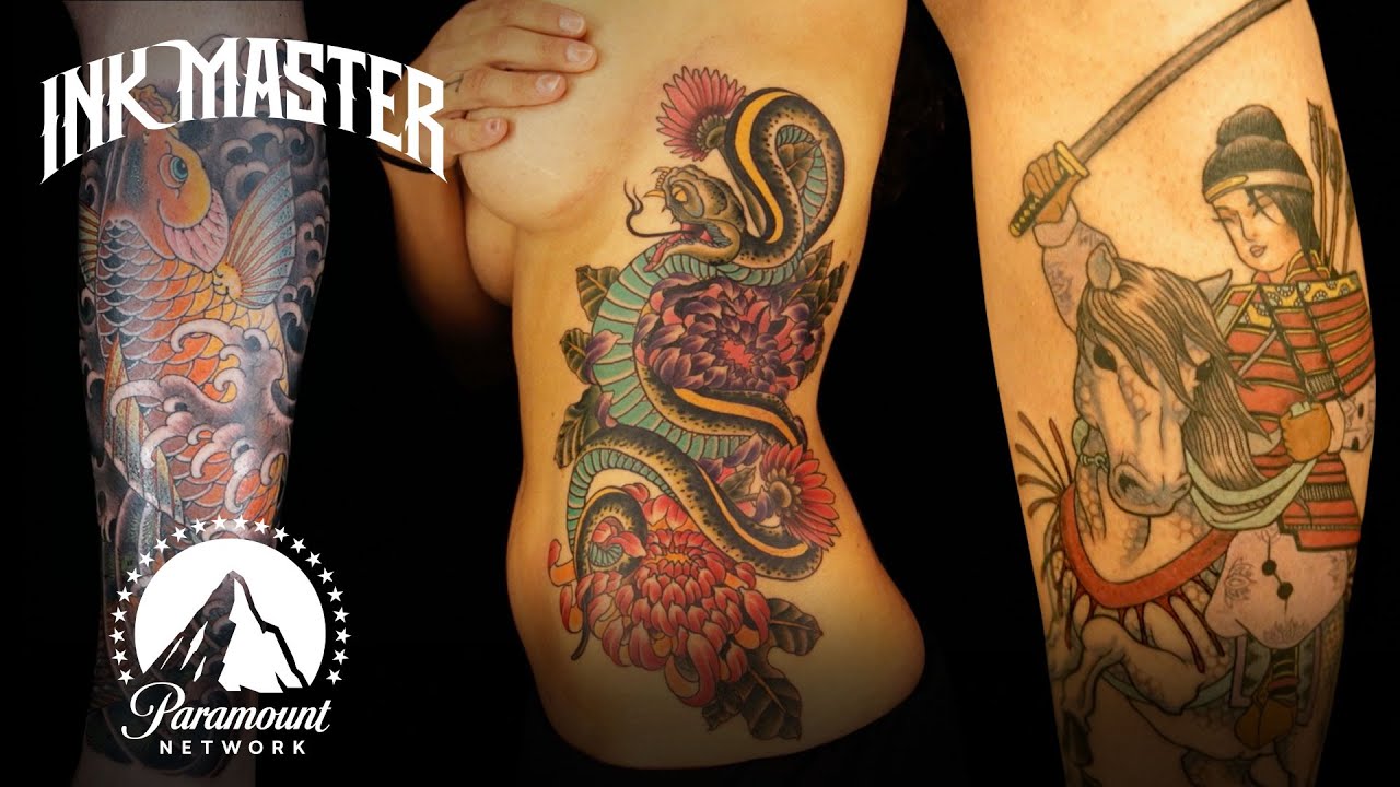 Best of Japanese Style Tattoos 🇯🇵 Ink Master