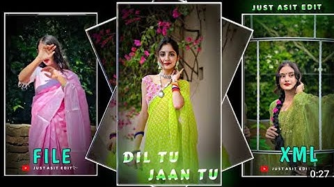 Dil Tu Jaan Tu❤️💖🥰Xml File💕Alight Motion Video Editing🔰New Xml File 🧩JUST ASIT EDIT720p