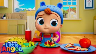 my favourite fruit little angel kids health nursery rhymes
