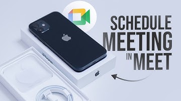 How to Schedule a Meeting on Google Meet iPhone (tutorial)