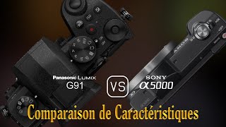 Panasonic Lumix G91 vs. Sony A5000: Une Comparaison de Caractéristiques