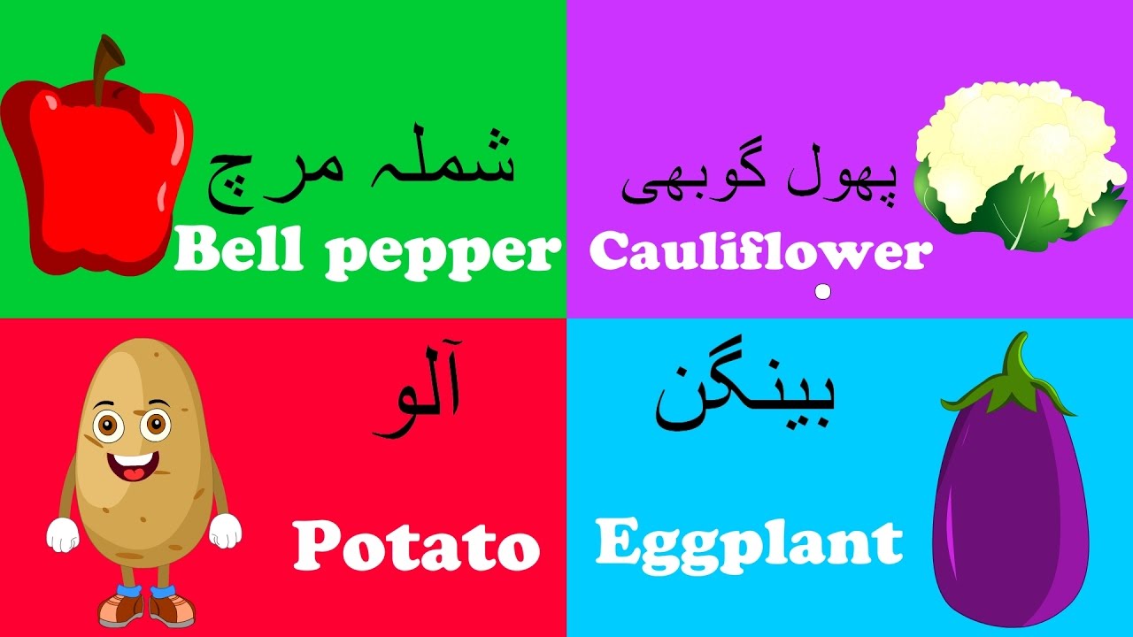 Vegetables Song in Urdu and More       Urdu Nursery Rhyme Collection for Babies
