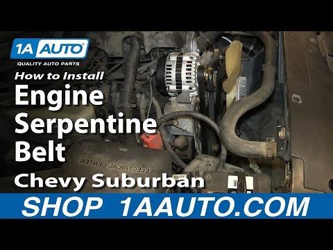 How to Replace Serpentine Belt 00-06 Chevy Suburban