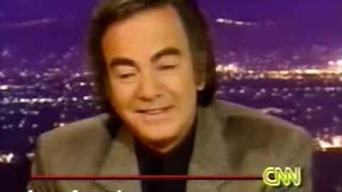 Neil Diamond talks about singing with Waylon Jennings and Chet Atkins (Larry King Show  1996)