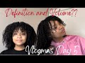 VLOGMAS Day 5 2021: Wash and Go with Deffiniton and Volume with Botanical Gels?? | Natural Hair