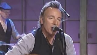 How Can a Poor Man Stand Such Times and Live - Bruce Springsteen (Tonight Show with Jay Leno 2006)