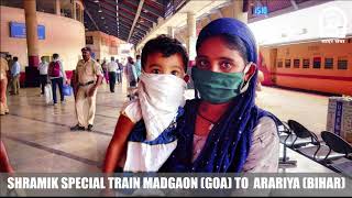 Shramik Special Train from Goa to Bihar
