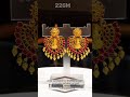 Traditional Gold Lakshmi Temple Earrings | Kemp Stone Antique Jewellery #goldjewellery #shorts