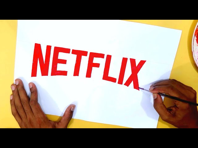 HOW TO DRAW THE NETFLIX LOGO 