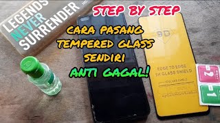 CARA PASANG TEMPERED GLASS SENDIRI ANTI GAGAL