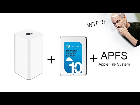 Замена HDD 10TB Time Capsule форматирование APFS тест ремонт repair upgrade