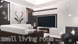 || Roblox || -Bloxburg- Modern Living Room (speed build)