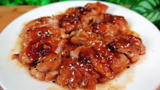 Honey Teriyaki Chicken Thigh! They disappear in 1 minute 😋