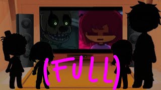 (REUPLOAD) Afton kids (+Charlie) react to Frisk vs Springtrap (Indie Cross) (OLD)