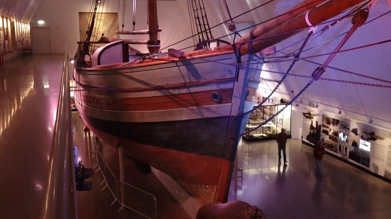 The Polar Ship Gjøa at the Fram Museum Bygdøy Oslo Norway - YouTube