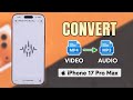 How To Convert Your Video To Audio On iPhone!