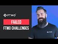 Failed FTMO Challenges | FTMO